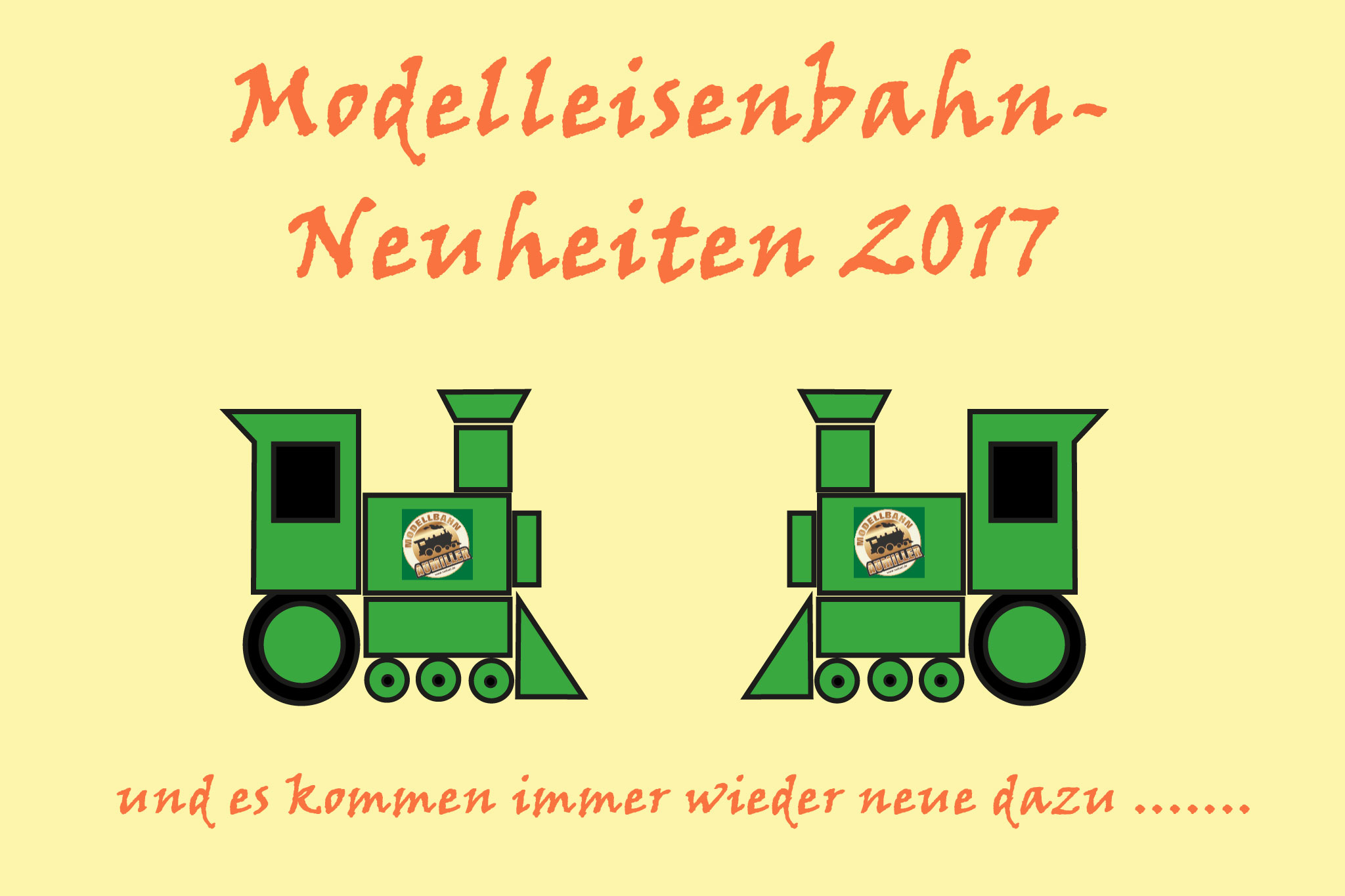 Modelleisenbahn-Neuheiten 2017 - Link zu den Neuheiten auf naskapi.de